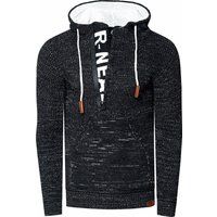 Schmal geschnittener Strickpullover mit Reißverschluss