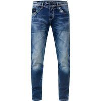 Slim Fit Jeans mit Used-Waschung