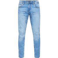 Slim Fit Jeans aus hellem Denim