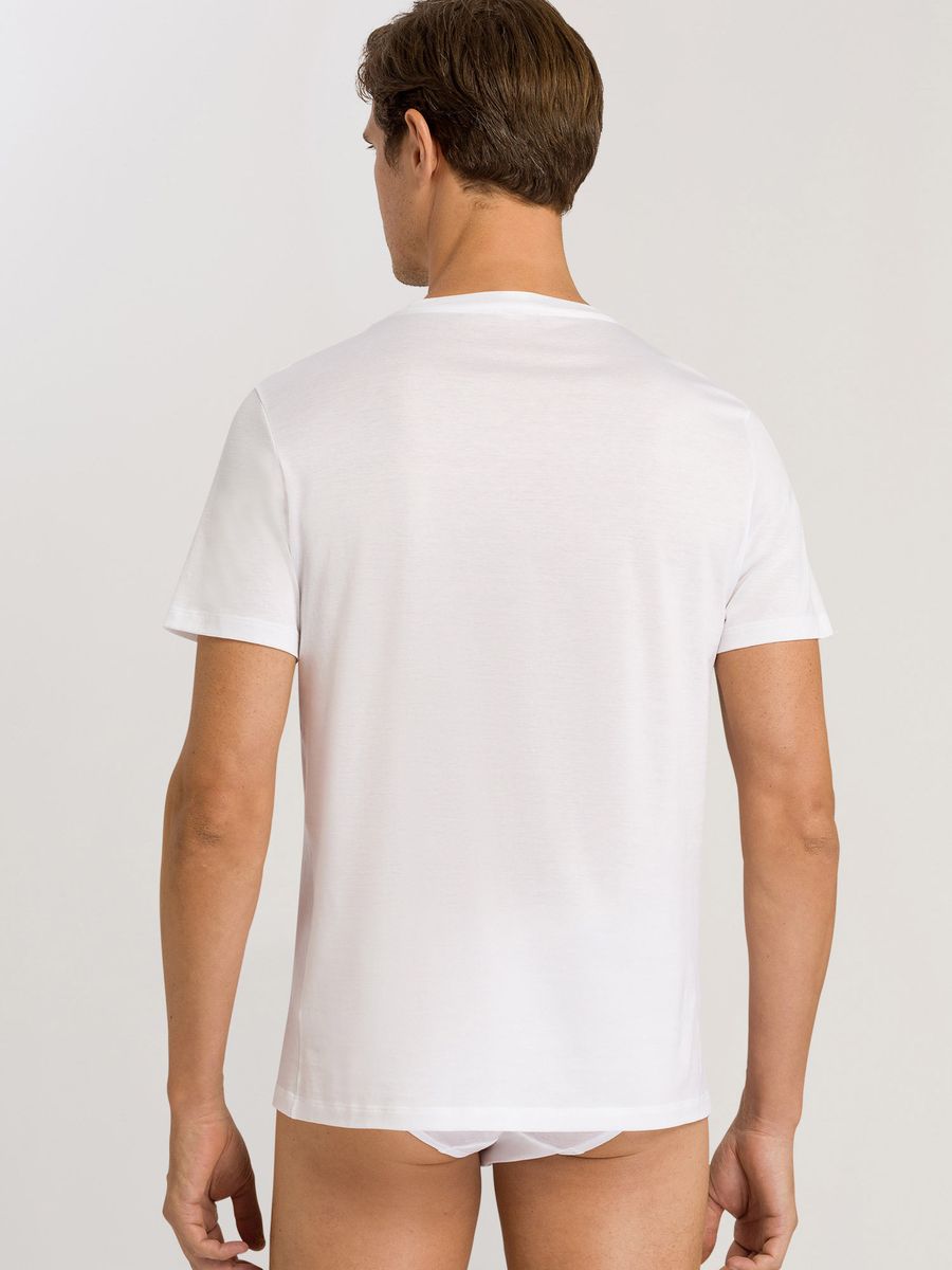 Klassisches Crew-Neck aus merzerisierter Baumwolle