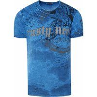 Herren T-Shirt mit Distressed Adlerprint