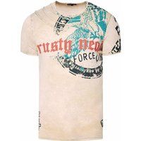 Herren T-Shirt mit Distressed Adlerprint