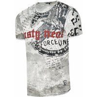 Herren T-Shirt mit Distressed Adlerprint