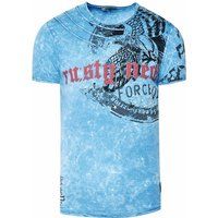 Herren T-Shirt mit Distressed Adlerprint