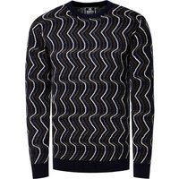 Retro Strickpullover mit Muster