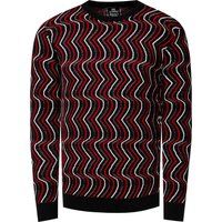 Retro Strickpullover mit Muster