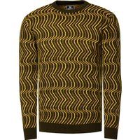 Retro Strickpullover mit Muster