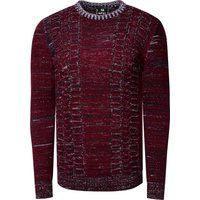 Strukturierter Strickpullover mit Rundhalsausschnitt