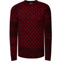 Herren Strickpullover Schwarz und Weiß