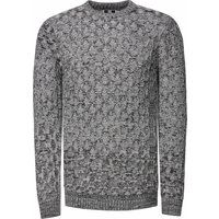Herren Strickpullover Schwarz und Weiß