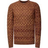Herren Strickpullover Schwarz und Weiß