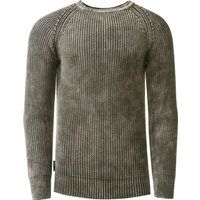Verwaschener Strickpullover im Vintage-Look