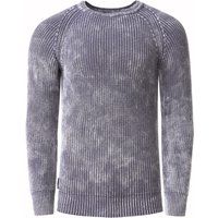 Verwaschener Strickpullover im Vintage-Look
