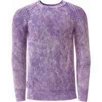 Verwaschener Strickpullover im Vintage-Look