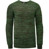 Herren Grobstrick Rundhals Pullover