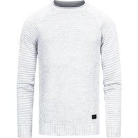 Strukturierter Strickpullover mit Rundhalsausschnitt