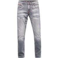 Destroyed Regular Fit Stretch Jeans