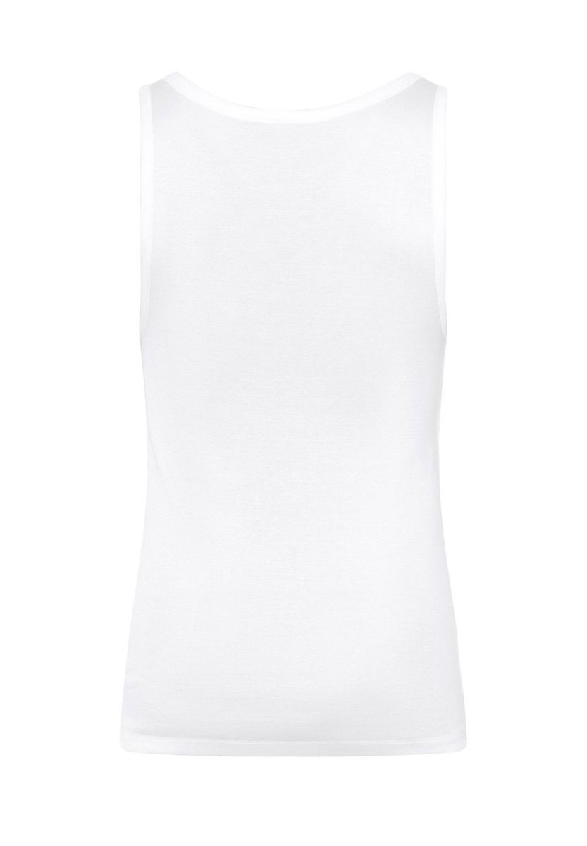 Klassisches weißes Baumwoll-Tanktop