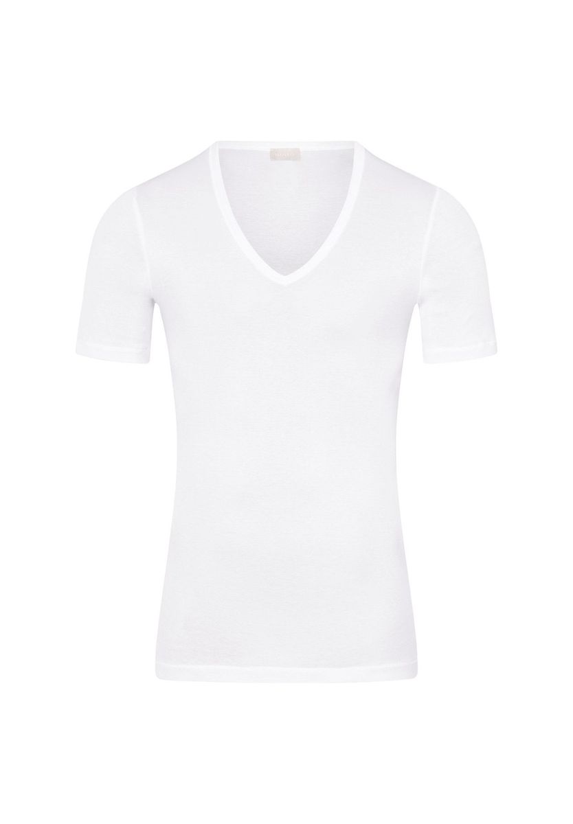 Klassisches Weißes V-Ausschnitt Unterhemd