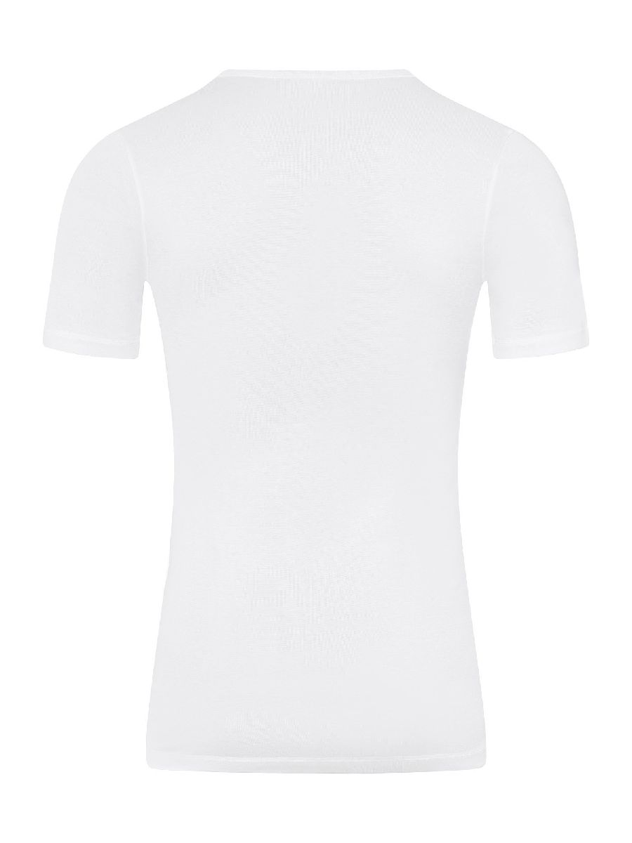 V-Shirt aus merzerisierter Baumwolle