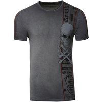 Ausgefallenes Totenkopf-Grafik-T-Shirt