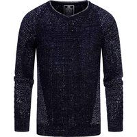 Schmal geschnittener Strickpullover mit Strukturmuster