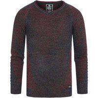 Schmal geschnittener Strickpullover mit Strukturmuster