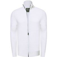 Schmale Strickjacke im Biker-Stil