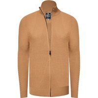Schmale Strickjacke im Biker-Stil