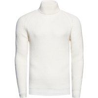 Herren Slim-Fit Rollkragen Strickpullover