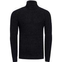 Herren Slim-Fit Rollkragen Strickpullover