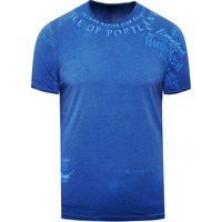 T-Shirt mit verwaschenem Grafikprint und Rundhalsausschnitt