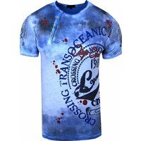 T-Shirt mit grafischem Distressed-Print