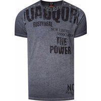 T-Shirt mit Used-Look und Grafikprint