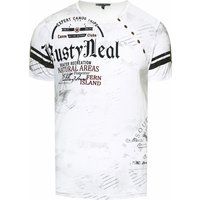 T-Shirt mit Grafikprint und Baumwollmischung