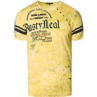 T-Shirt mit Grafikprint und Baumwollmischung