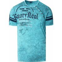 T-Shirt mit Grafikprint und Baumwollmischung