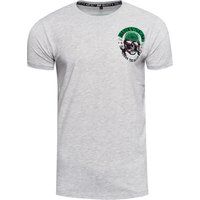 Heather Graues Biker Grafik T-Shirt