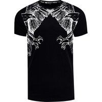 T-Shirt mit Adler-Print und Rundhalsausschnitt