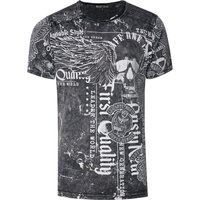 Verwaschenes T-Shirt mit Grafikprint