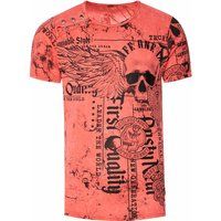 Verwaschenes T-Shirt mit Grafikprint