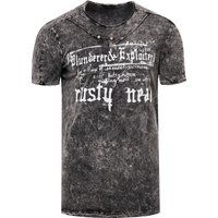 Verwaschenes T-Shirt mit Grafikprint