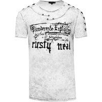 Verwaschenes T-Shirt mit Grafikprint