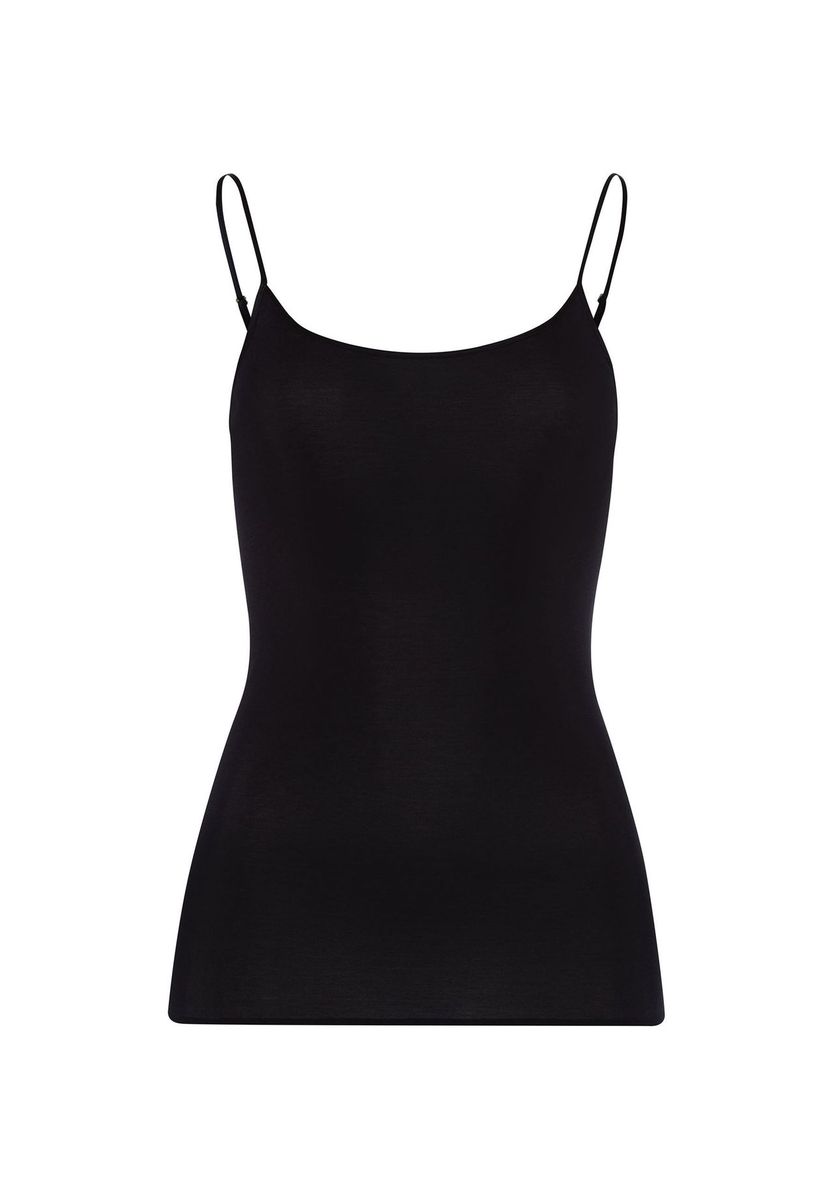 Nahtloses Baumwoll-Spaghettiträger-Top