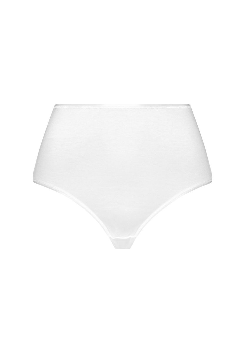 Nahtloser High-Waist Baumwoll Maxi Slip