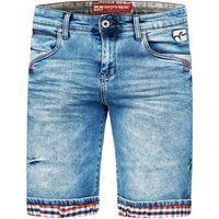 Hellblaue Denim Bermuda Shorts