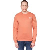 Henleys - "Scripthen" Sweatshirt Rundhalsausschnitt für Herren (Ziegelrot)