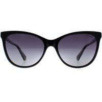Schwarze Cat-Eye Farbverlauf Sonnenbrille
