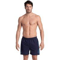 Herren Badehose uni marineblau