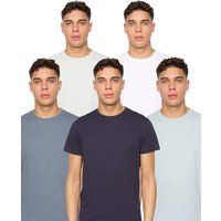 Duck and Cover - "Demtare" T-Shirt für Herren(5er-Pack) (Bunt)